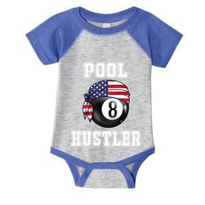 8 Ball Pool Hustler Billiards Funny Gift Pool Player Gift Infant Baby Jersey Bodysuit