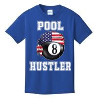 8 Ball Pool Hustler Billiards Funny Gift Pool Player Gift Kids T-Shirt