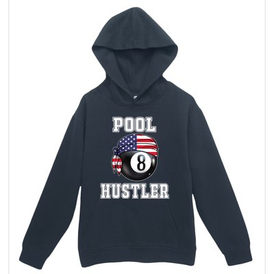 8 Ball Pool Hustler Billiards Funny Gift Pool Player Gift Urban Pullover Hoodie