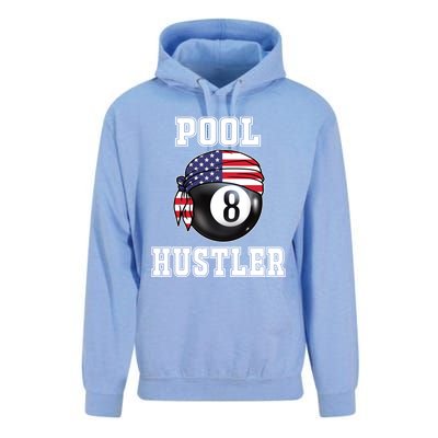 8 Ball Pool Hustler Billiards Funny Gift Pool Player Gift Unisex Surf Hoodie