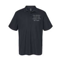 8 Billion People On Earth And IM The Best Driver Funny Joke Softstyle Adult Sport Polo