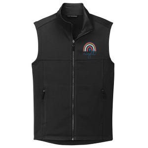 8th Birthday Rainbow Eight Year Old Cute Collective Smooth Fleece Vest