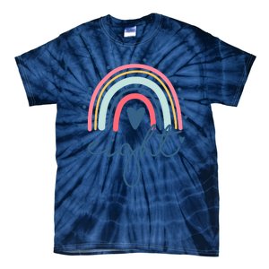 8th Birthday Rainbow Eight Year Old Cute Tie-Dye T-Shirt