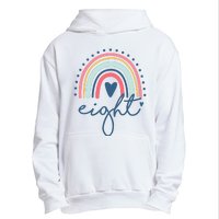 8th Birthday Rainbow Eight Year Old Cute Urban Pullover Hoodie