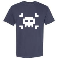 8 Bit Skull Garment-Dyed Heavyweight T-Shirt