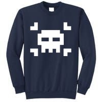 8 Bit Skull Sweatshirt