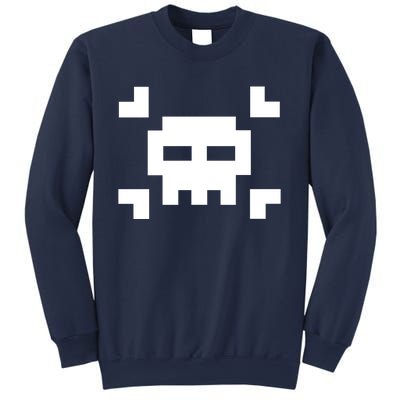 8 Bit Skull Sweatshirt