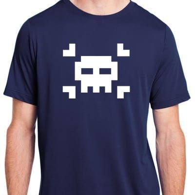 8 Bit Skull Adult ChromaSoft Performance T-Shirt