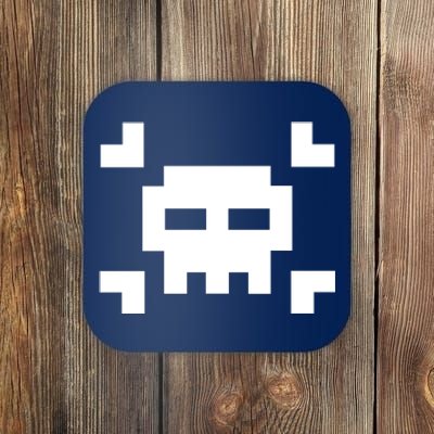 8 Bit Skull Coaster