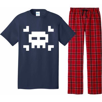 8 Bit Skull Pajama Set