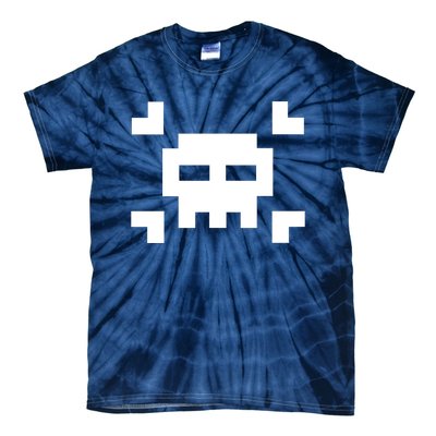 8 Bit Skull Tie-Dye T-Shirt