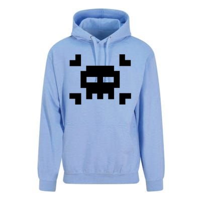 8 Bit Skull Unisex Surf Hoodie