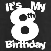 8th Birthday Shirt. Its My 8th Birthday 8 Year Old Birthday TShirt 7 Panel Mesh Trucker Snapback Hat
