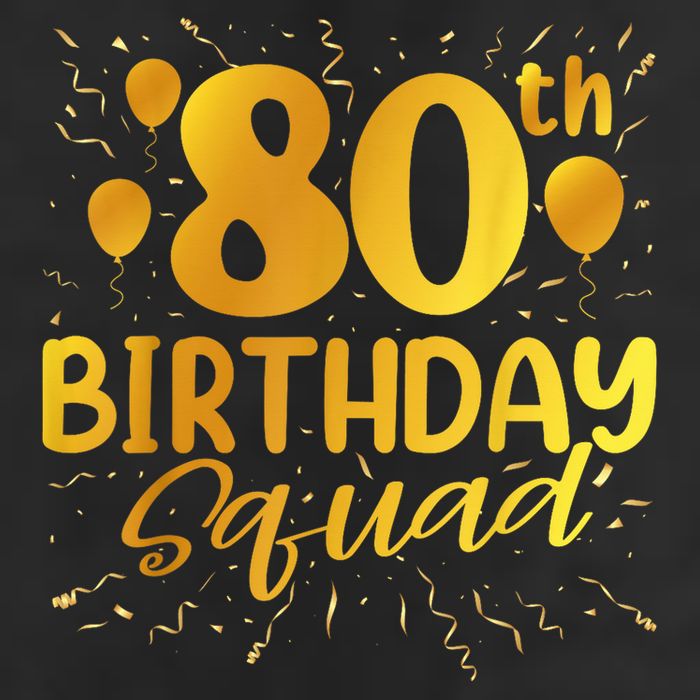 80th Birthday Squad 80 Party Crew Group Friends BDay 11oz C Handle Ceramic Mug