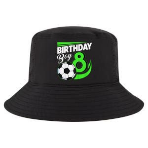 8th Birthday Soccer 8 Years Old Birthday Party Decor Cool Comfort Performance Bucket Hat