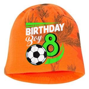 8th Birthday Soccer 8 Years Old Birthday Party Decor Kati - Camo Knit Beanie