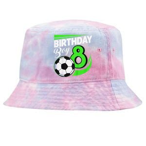 8th Birthday Soccer 8 Years Old Birthday Party Decor Tie-Dyed Bucket Hat