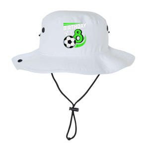 8th Birthday Soccer 8 Years Old Birthday Party Decor Legacy Cool Fit Booney Bucket Hat