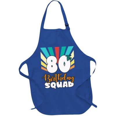 80th Birthday Squad 80 Years Old Apron