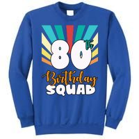 80th Birthday Squad 80 Years Old Sweatshirt