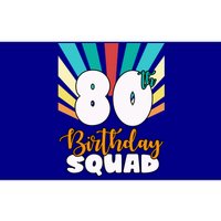 80th Birthday Squad 80 Years Old Bumper Sticker