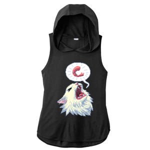 8 Bit Shrimpin Thurston The Cat Ladies PosiCharge Tri-Blend Wicking Draft Hoodie Tank