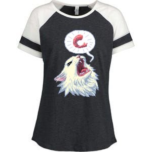 8 Bit Shrimpin Thurston The Cat Enza Ladies Jersey Colorblock Tee