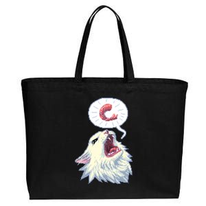 8 Bit Shrimpin Thurston The Cat Cotton Canvas Jumbo Tote