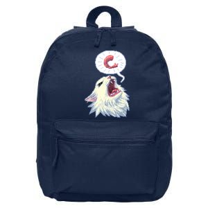 8 Bit Shrimpin Thurston The Cat 16 in Basic Backpack