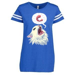 8 Bit Shrimpin Thurston The Cat Enza Ladies Jersey Football T-Shirt