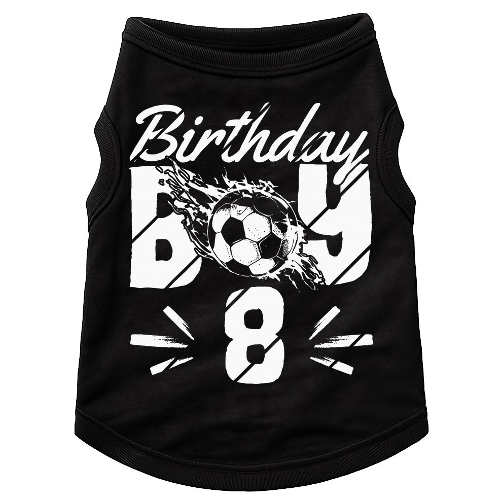 8th birthday soccer fan Doggie Tank