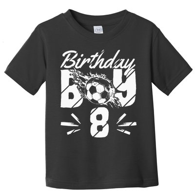 8th birthday soccer fan Toddler T-Shirt