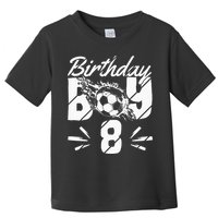 8th birthday soccer fan Toddler T-Shirt