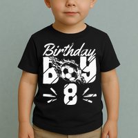 8th birthday soccer fan Toddler T-Shirt