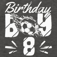 8th birthday soccer fan Vector Backpack