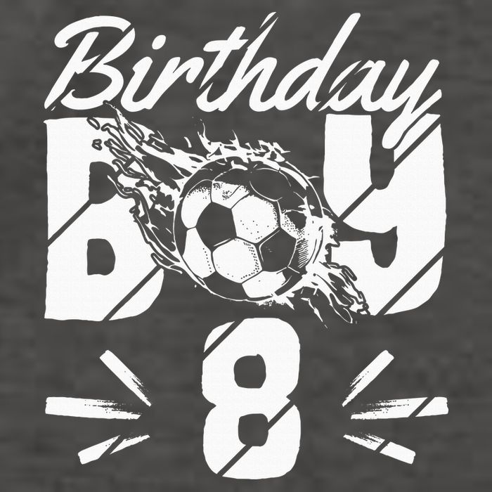 8th birthday soccer fan Vector Backpack