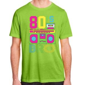 80s Bro Theme Party Retro Music Adult ChromaSoft Performance T-Shirt