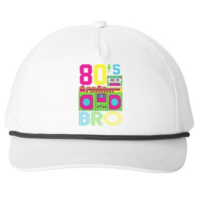 80s Bro Theme Party Retro Music Snapback Five-Panel Rope Hat