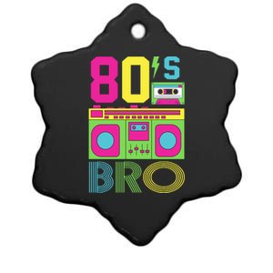 80s Bro Theme Party Retro Music Ceramic Star Ornament