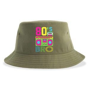 80s Bro Theme Party Retro Music Sustainable Bucket Hat