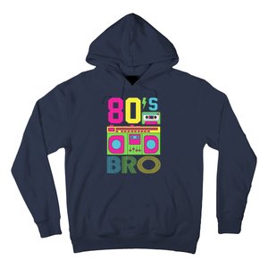 80s Bro Theme Party Retro Music Hoodie