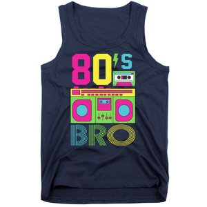 80s Bro Theme Party Retro Music Tank Top