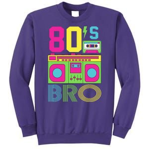 80s Bro Theme Party Retro Music Sweatshirt