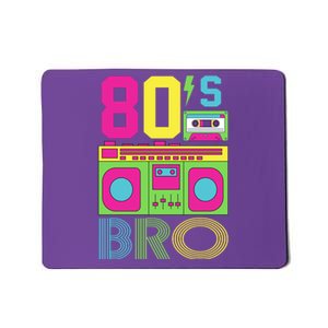 80s Bro Theme Party Retro Music Mousepad