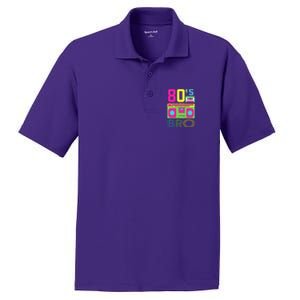 80s Bro Theme Party Retro Music PosiCharge RacerMesh Polo