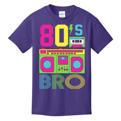 80s Bro Theme Party Retro Music Kids T-Shirt