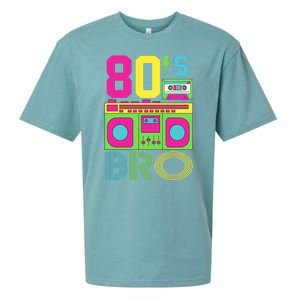 80s Bro Theme Party Retro Music Sueded Cloud Jersey T-Shirt