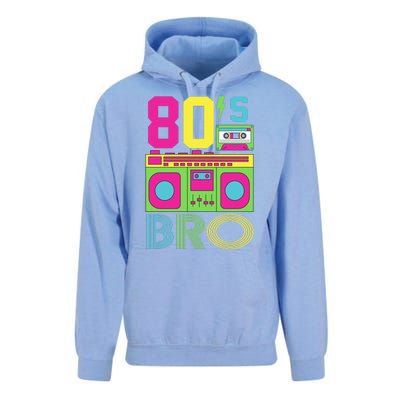 80s Bro Theme Party Retro Music Unisex Surf Hoodie