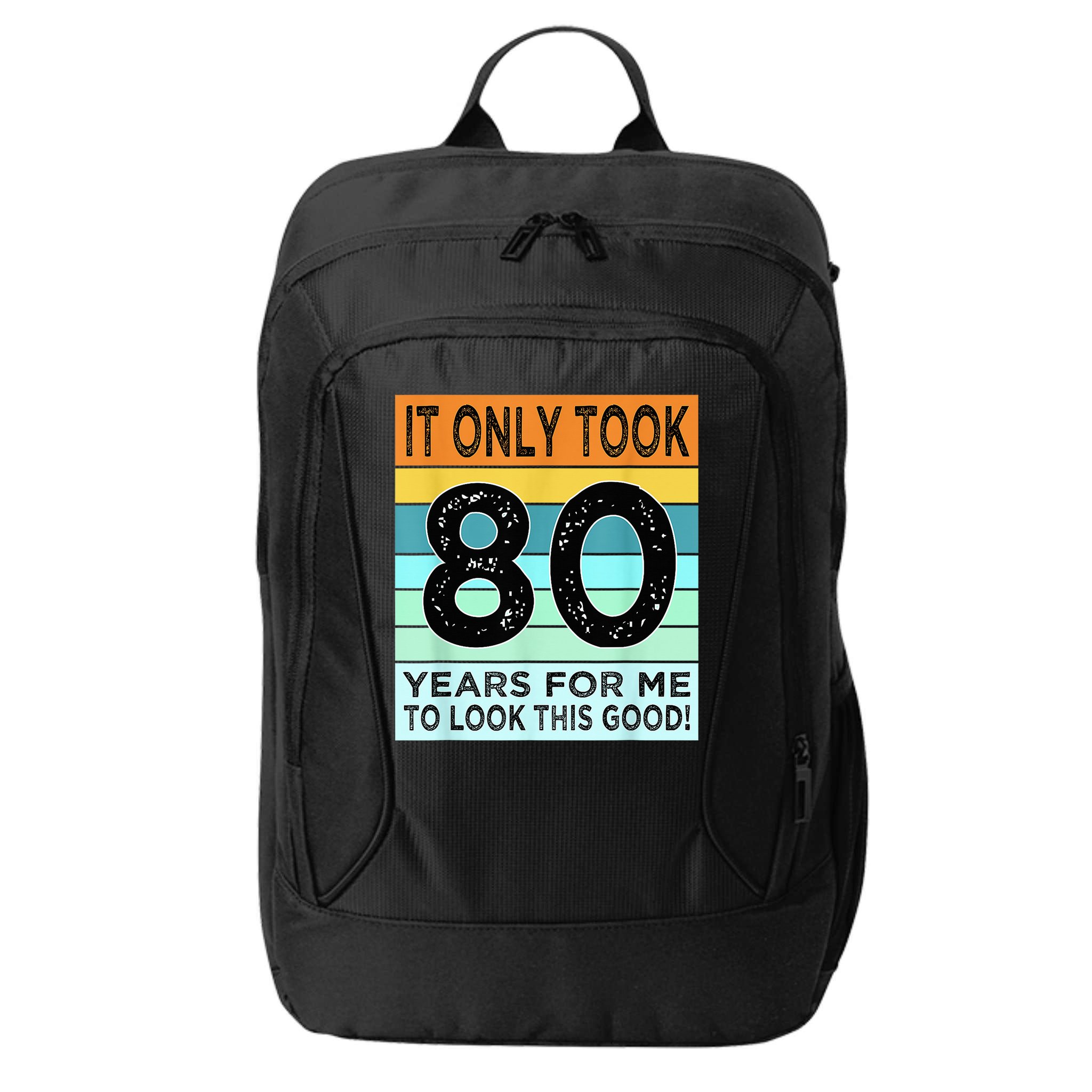 80th Birthday Turning 80 Years Old City Backpack