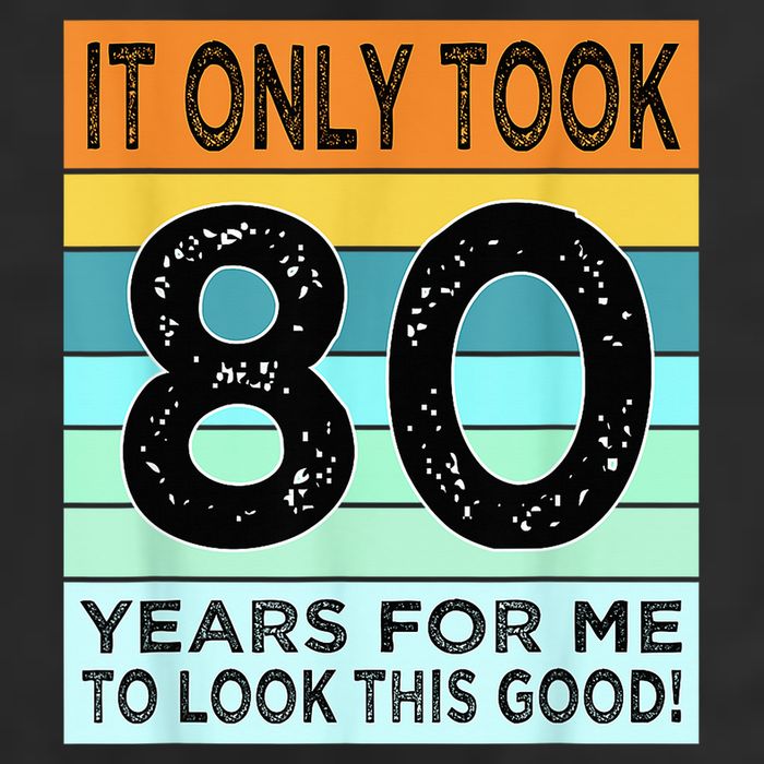 80th Birthday Turning 80 Years Old Adult Drive Performance Visor